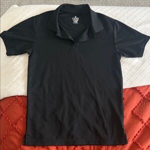 Chaps Black Kids Polo Shirt